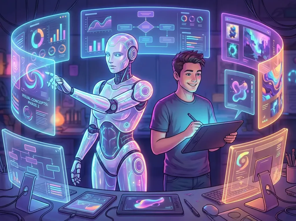 هوش مصنوعی و خلاقیت در دنیای دیجیتال